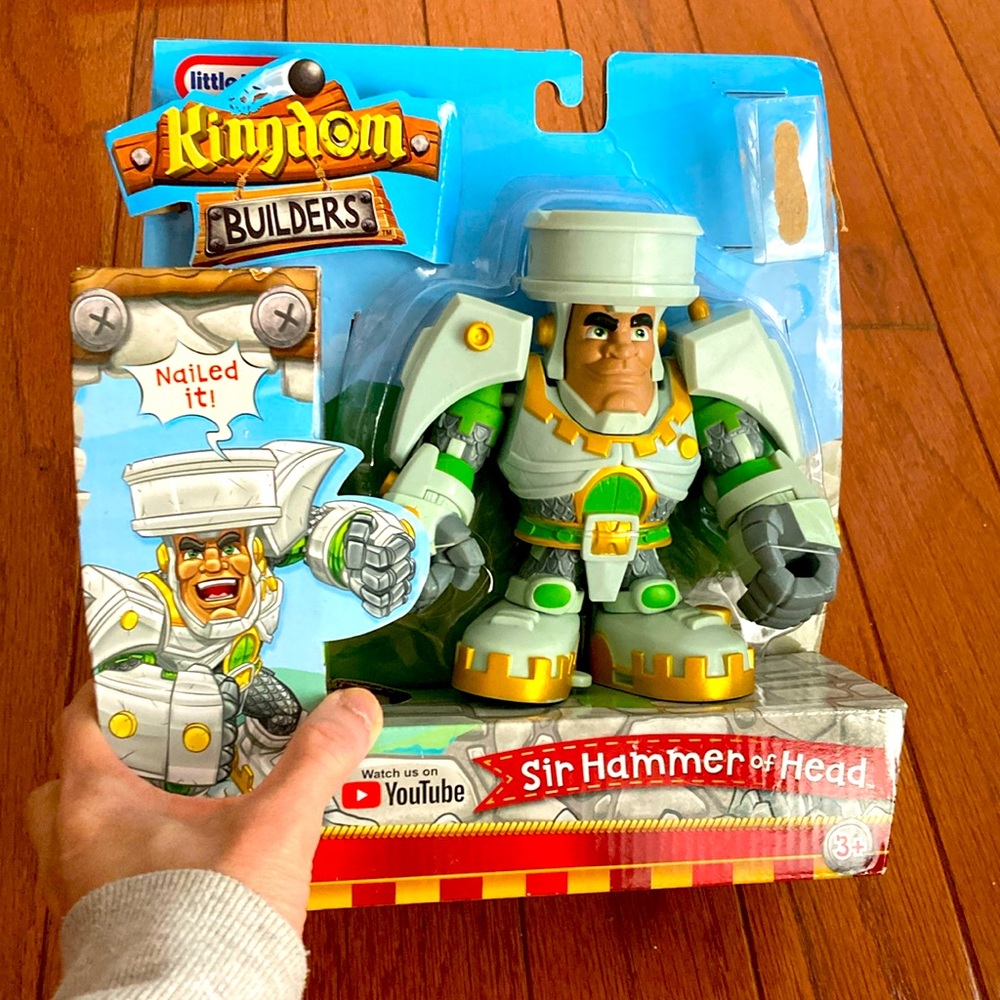 NEW kingdom builders Sir Hammer of head
